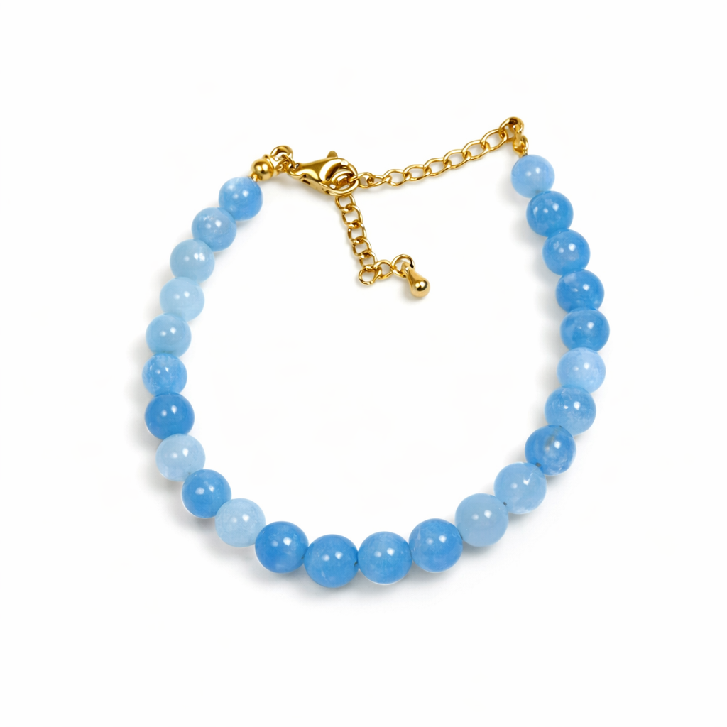 Pulsera Mar Serena de Aguamarina