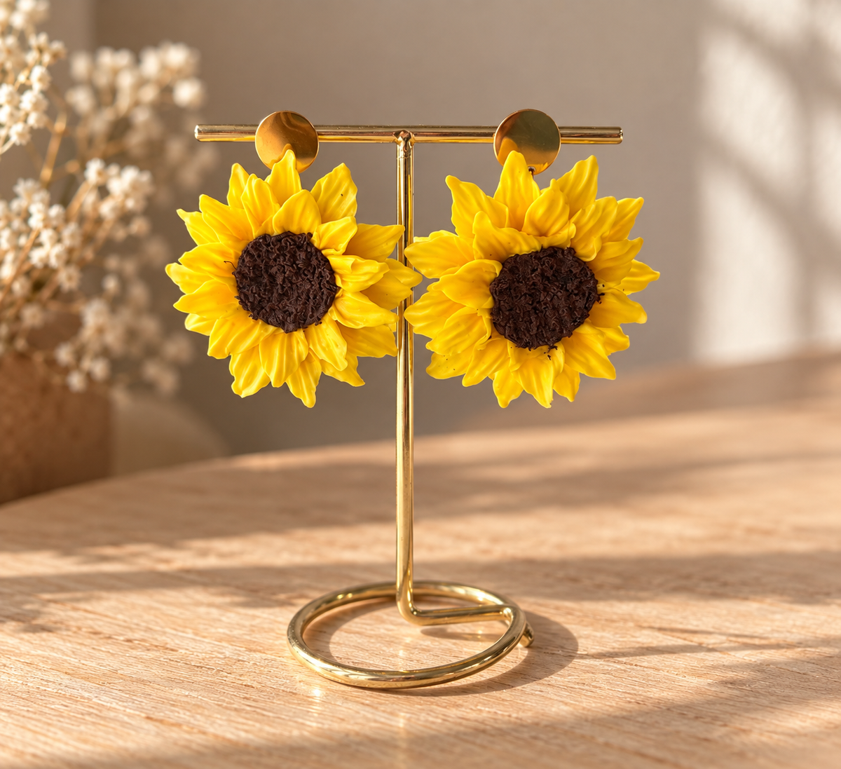 Pendientes Girasol