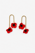 Pendientes Amapolas en Armonía