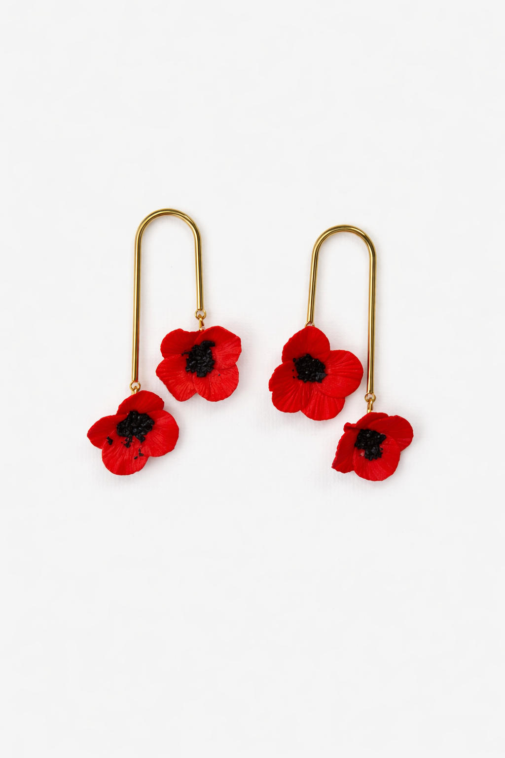 Pendientes Amapolas en Armonía