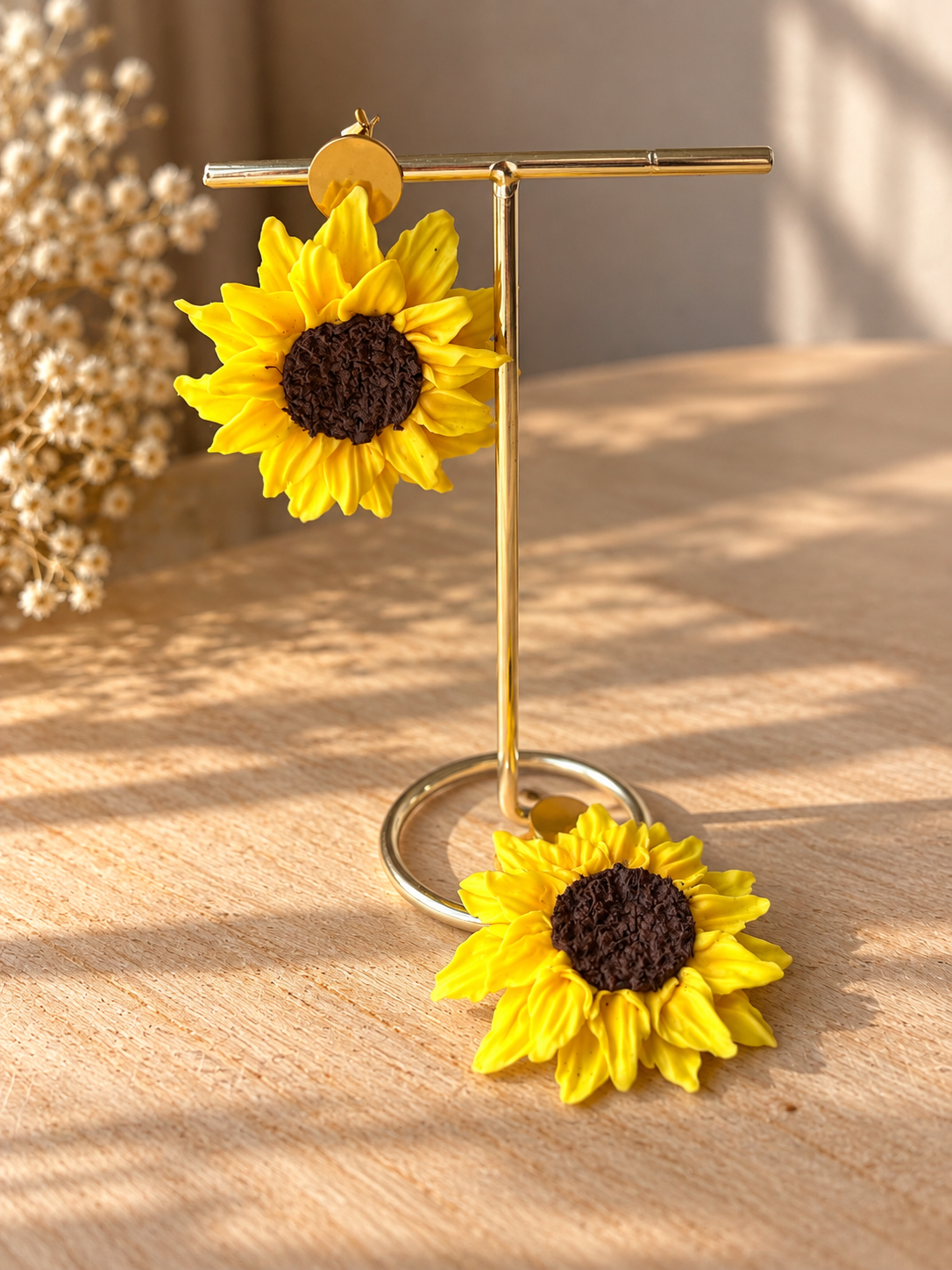 Pendientes Girasol