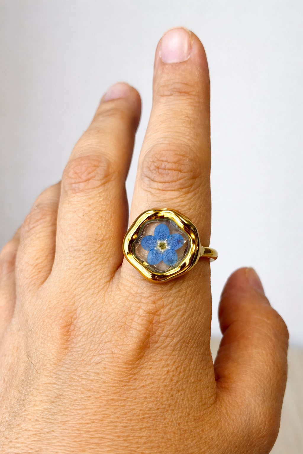 Anillo Cielo Celeste