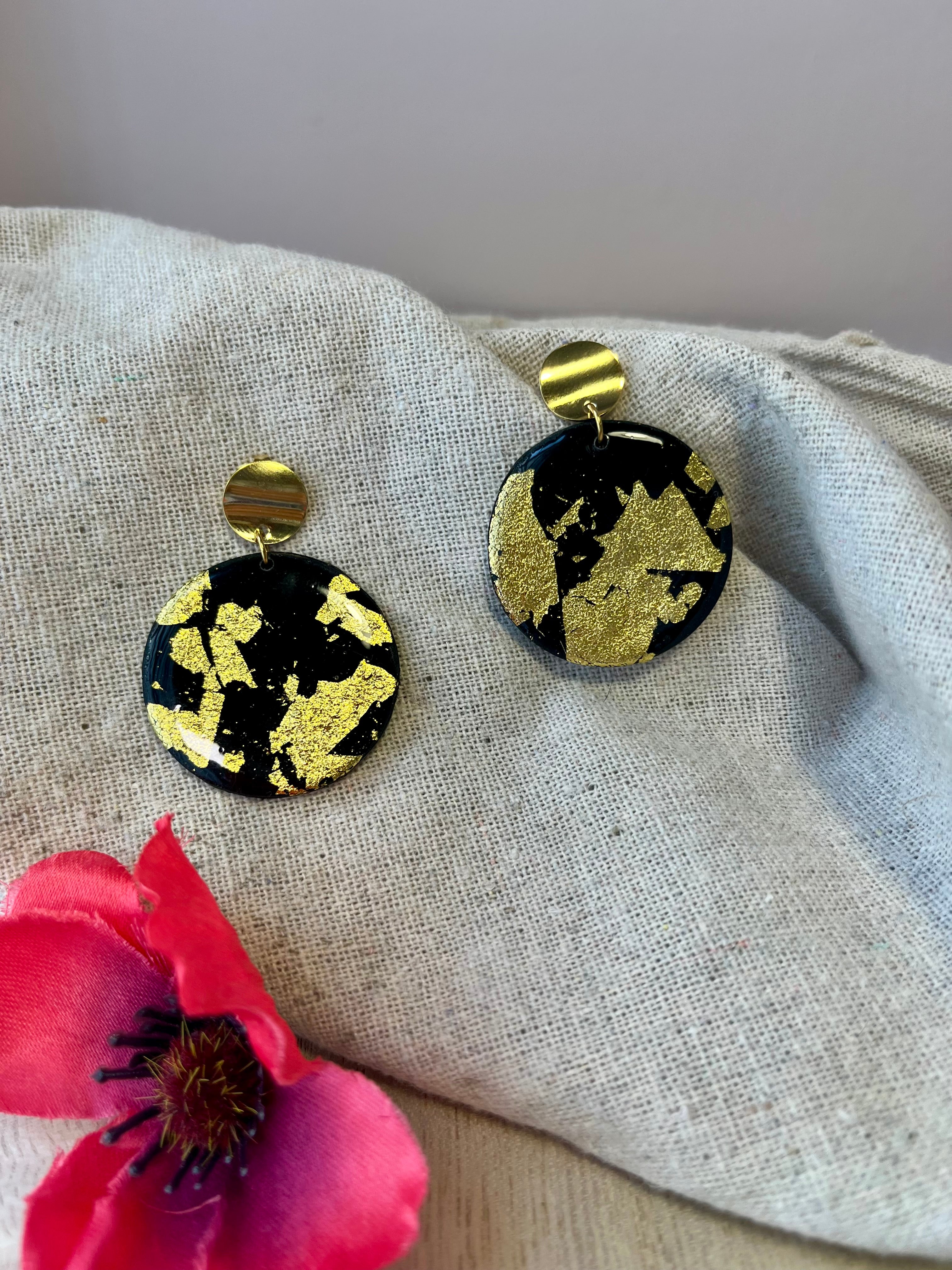 Pendientes Órbita Dorada