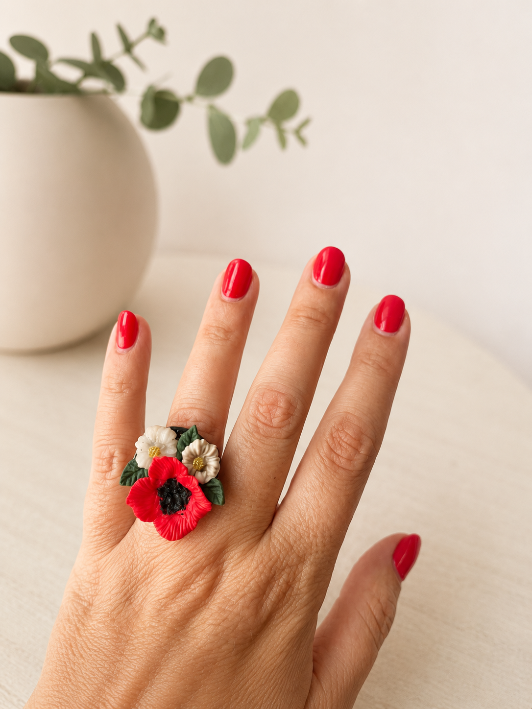 Anillo Jardín de Amapolas