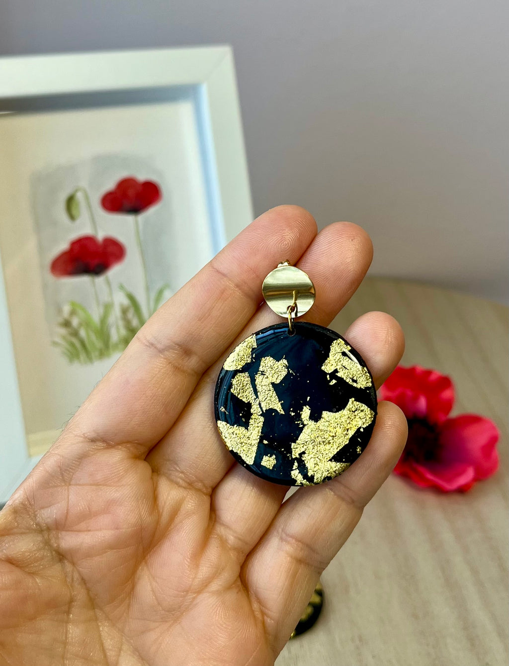 Pendientes Órbita Dorada