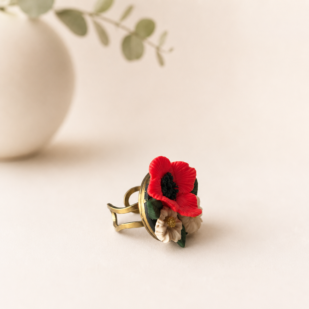 Anillo Jardín de Amapolas