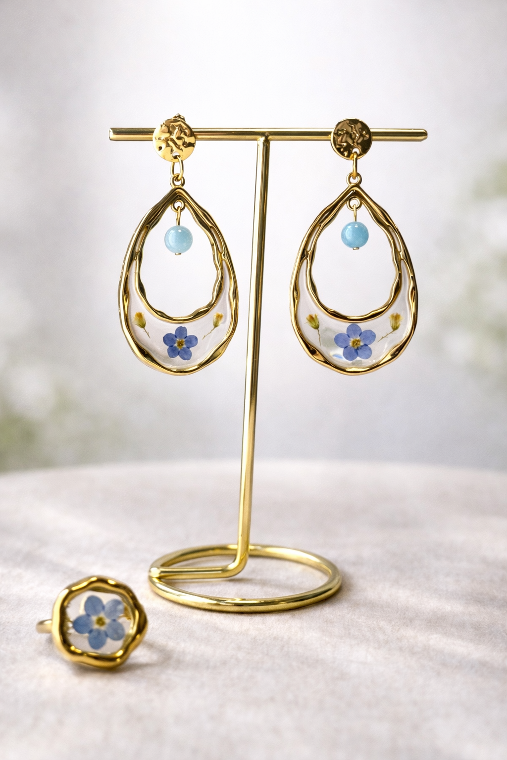 Anillo Cielo Celeste