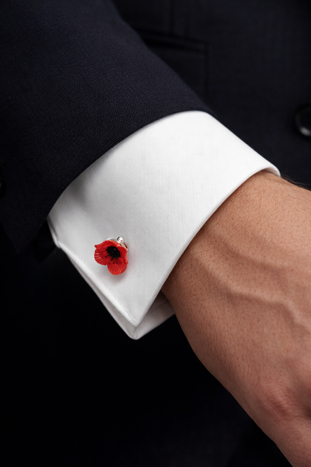 Gemelos Amapola Roja